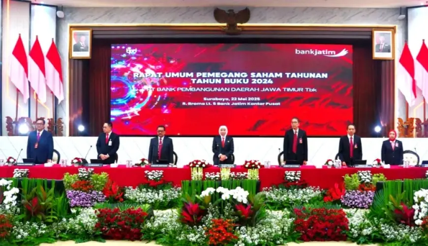 RUPST 2024 Tunjuk Pimpinan Baru, Bank Jatim Bukukan Laba Rp1,28 Triliun dan Tebar Dividen Rp821 Miliar