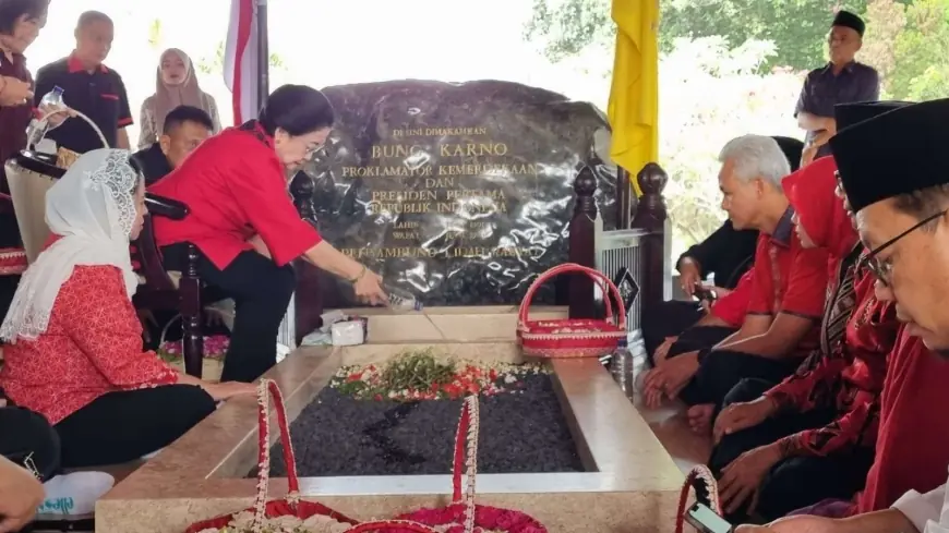 Kunjungan Presiden ke-5 RI di Makam Bung Karno, Ratusan Personil Gabungan Disiagakan