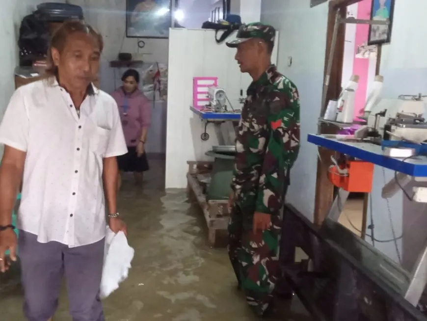 Puluhan Rumah dan Lahan Pertanian di Mojokerto Terendam Banjir