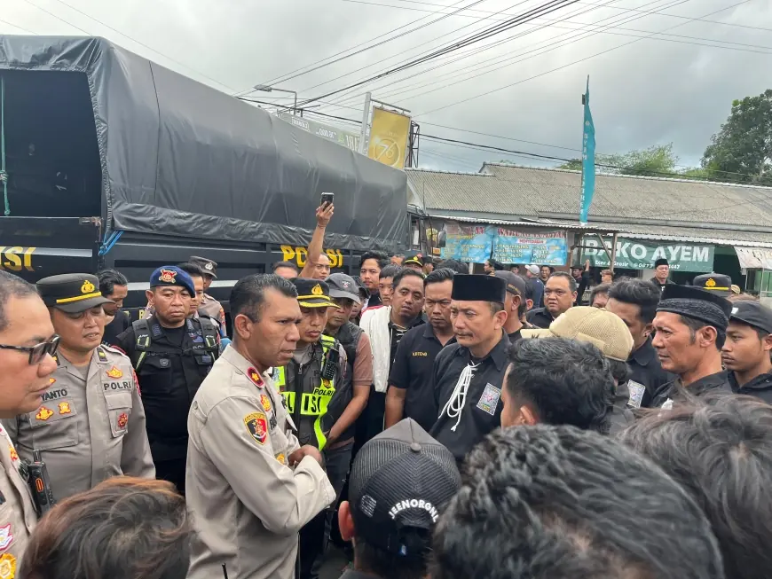 Polres Blitar Ancam Tindak Tegas Anggota Perguruan Silat yang Langgar Maklumat Aman Suro 2025