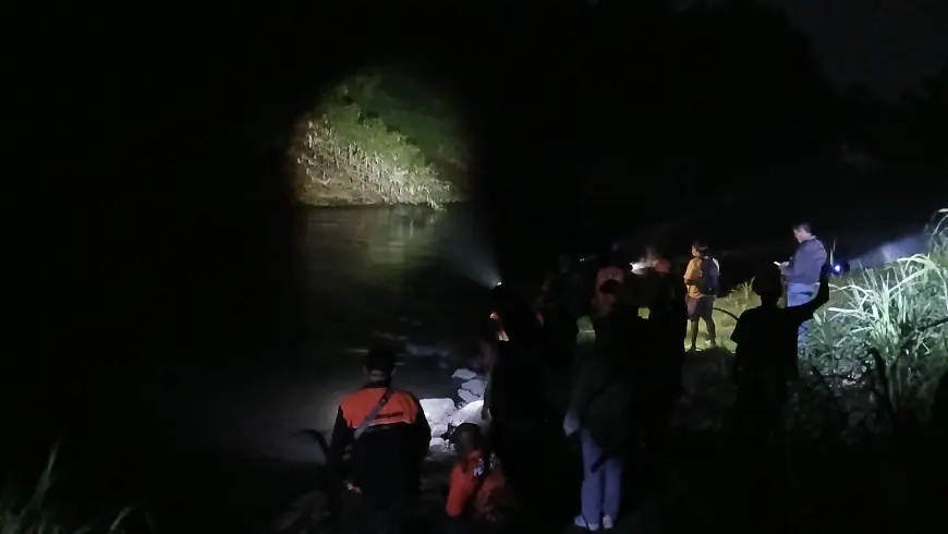 Malam ini, Proses Pencarian Lansia yang Diduga Hanyut di Sampean Baru Bondowoso Dihentikan