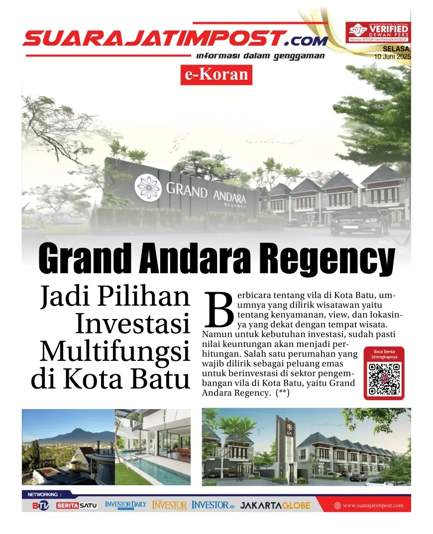 eKoran, Edisi Selasa, 10 Juni 2025