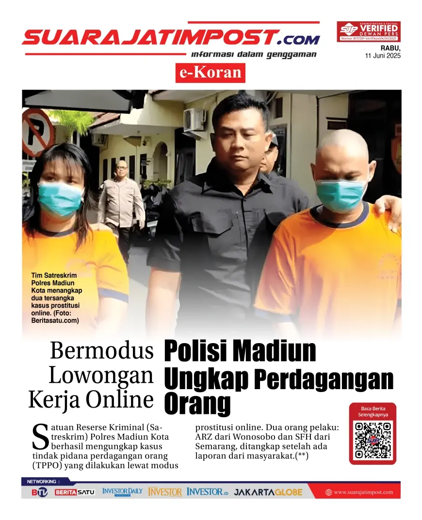 eKoran, Edisi Rabu, 11 Juni 2025