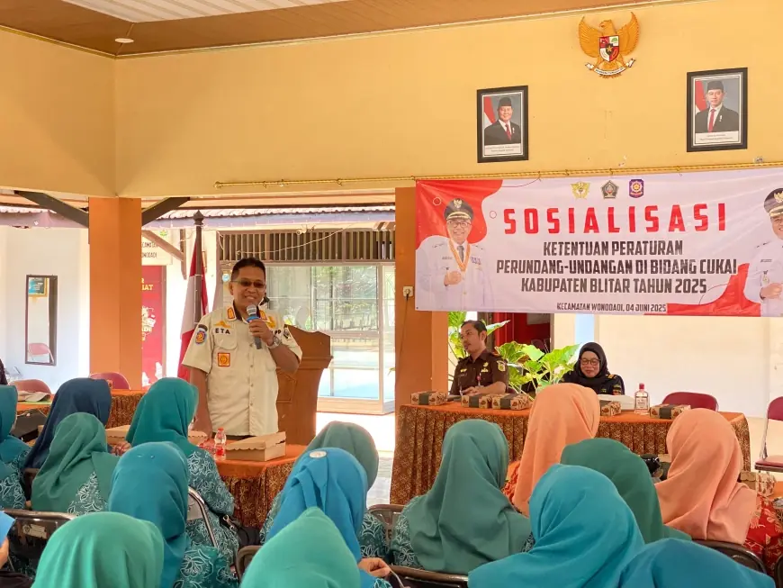 Satpol PP Blitar Ajak Ibu PKK Berperan Aktif Gempur Rokok Ilegal