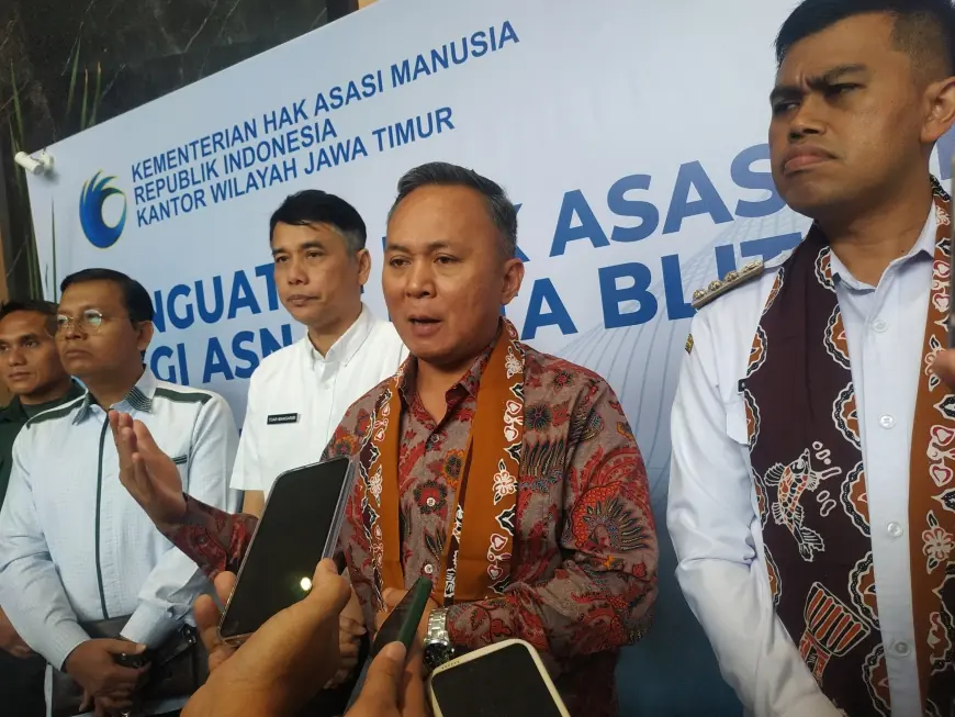 Datang ke Kota Blitar, Wamen HAM Dorong Jadi Kota Ramah HAM