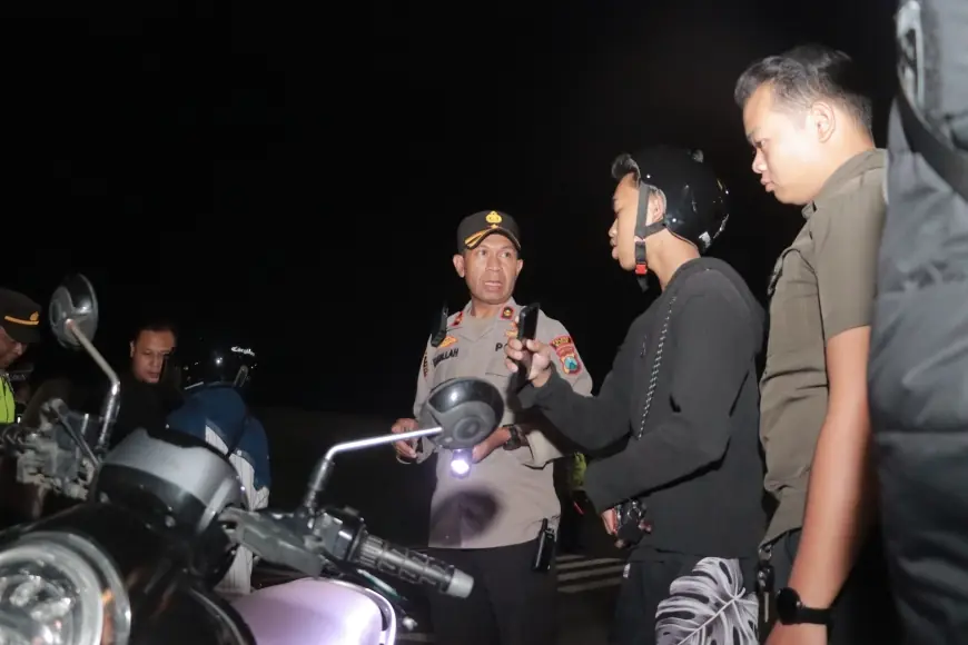 Gelar Razia Terpadu, Polres Blitar Amankan Motor tak sesuai Spesifikasi
