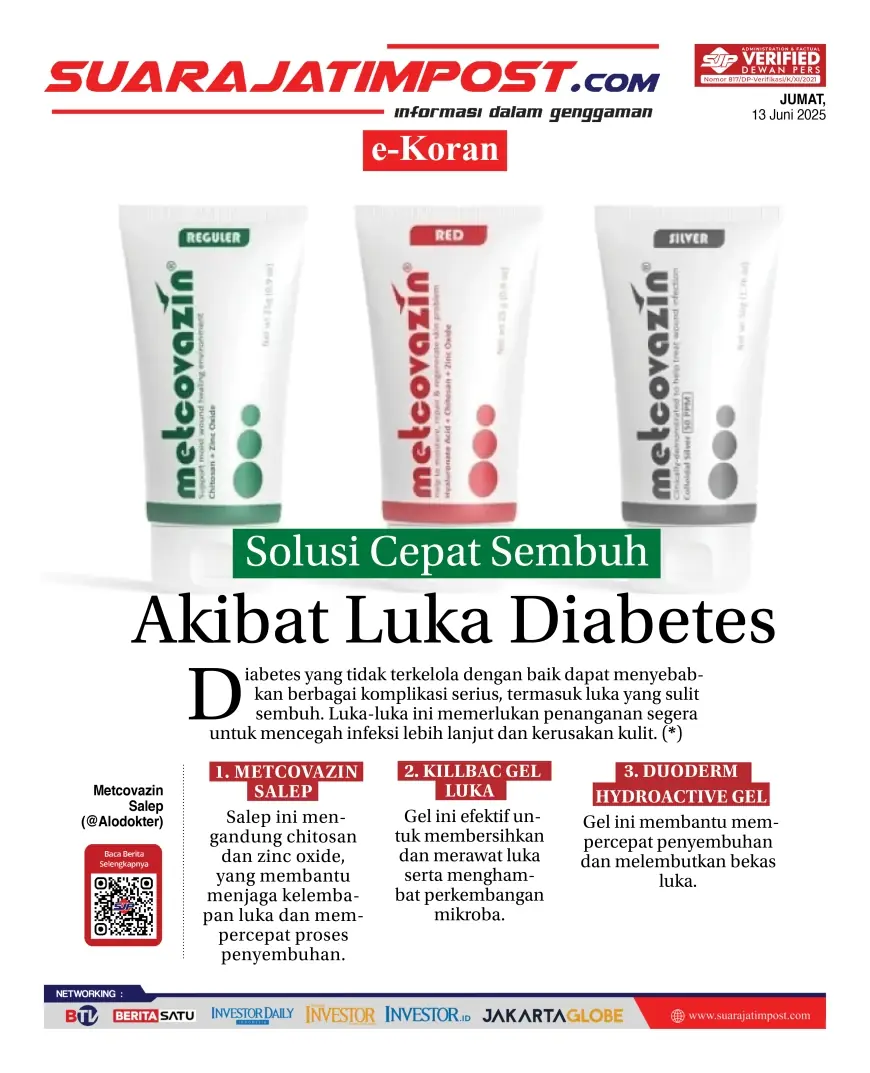 eKoran, Edisi Jumat, 13 Juni 2025