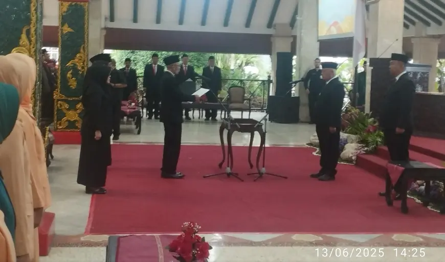 Lantik Empat Pejabat Tinggi, Bupati Malang Minta Tingkatkan Sinergi