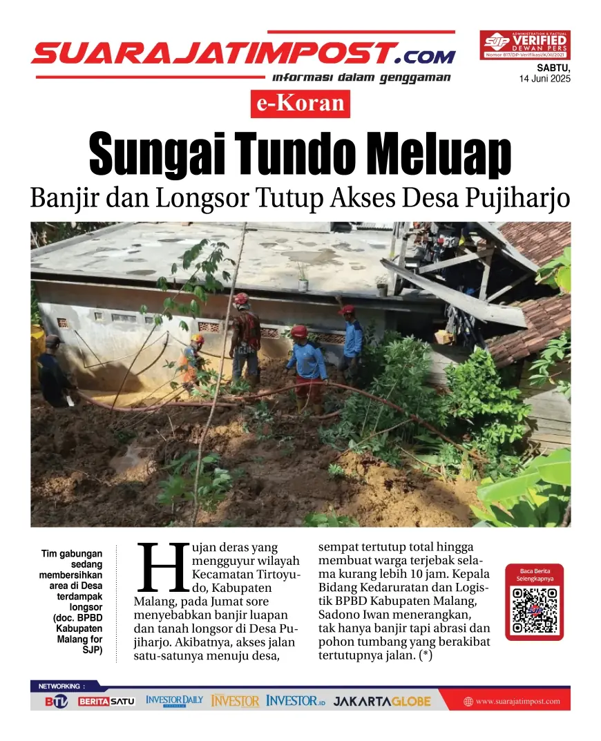eKoran, Edisi Sabtu, 14 Juni 2025