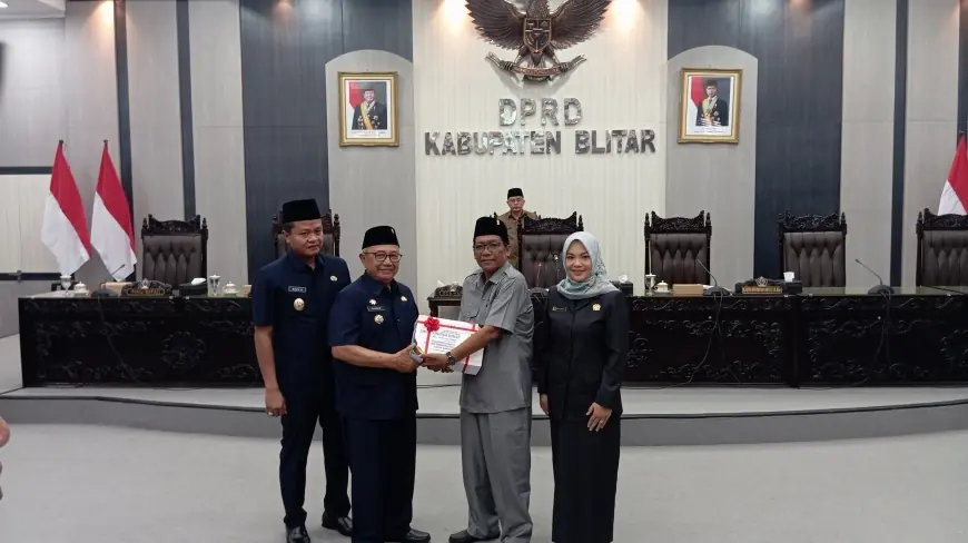 DPRD Kabupaten Blitar Gelar Rapat Paripurna Penyampaian Penjelasan Bupati terhadap Raperda Pertanggungjawaban APBD 2024