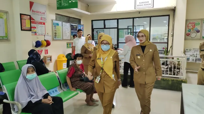 Tinjau Puskesmas Pesantren II Kota Kediri, Mbak Vinanda Dorong Pelayanan 24 Jam