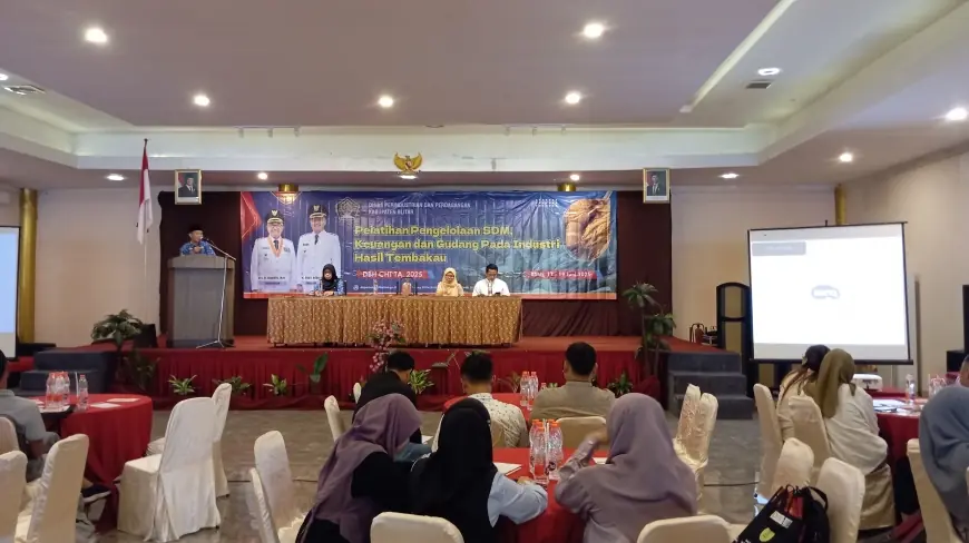 Disperindag Kabupaten Blitar Gelar Pelatihan Pengelolaan SDM, Keuangan, dan Pergudangan pada Industri Hasil Tembakau