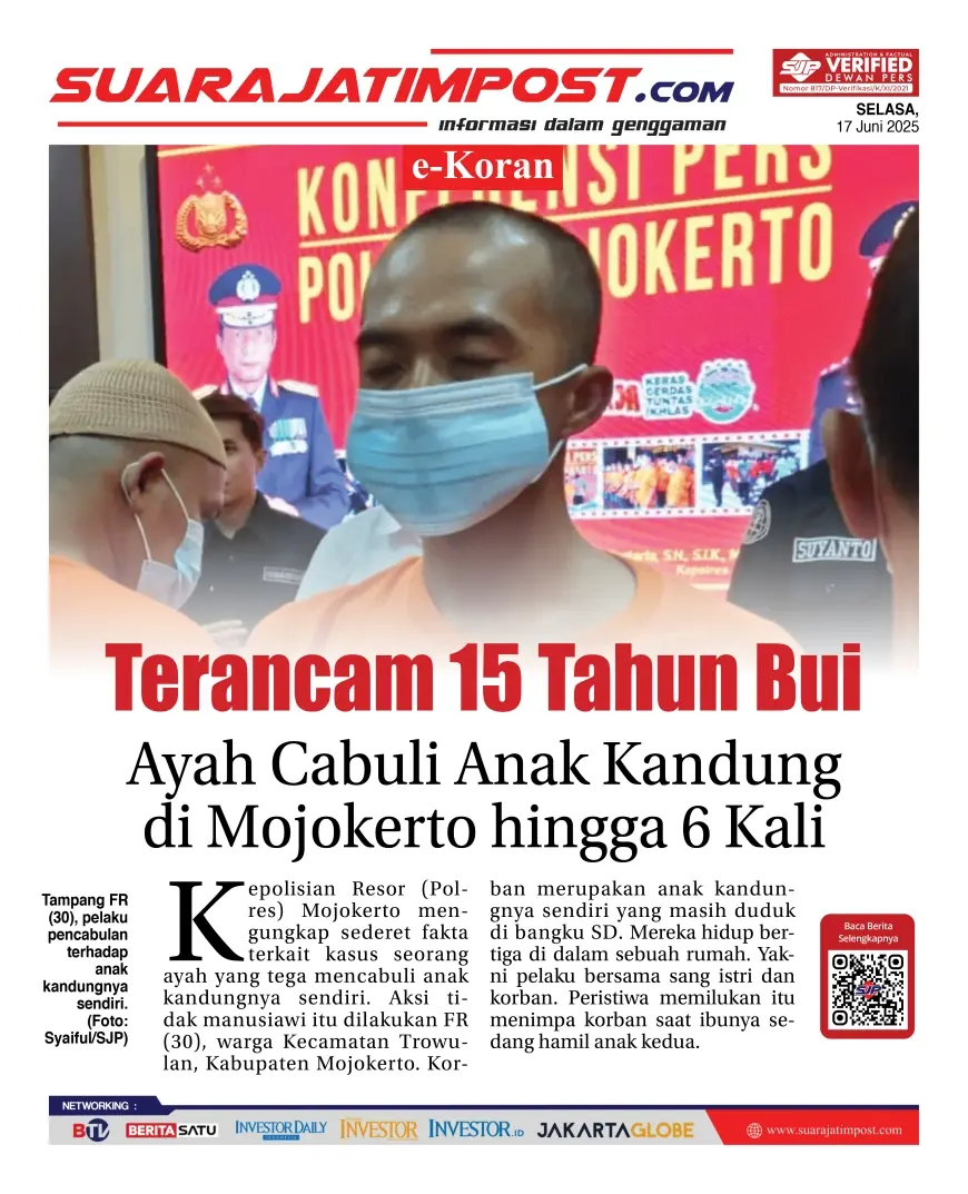 eKoran, Edisi Selasa, 17 Juni 2025