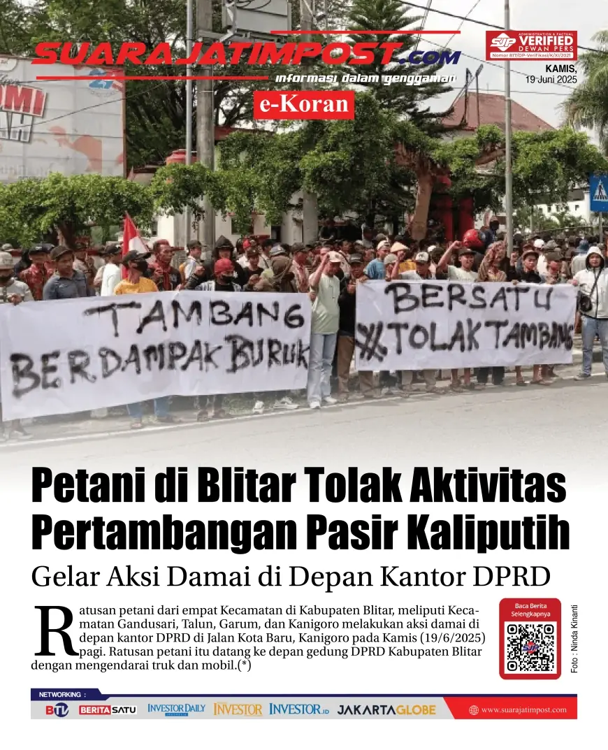 eKoran, Edisi Kamis, 19 Juni 2025