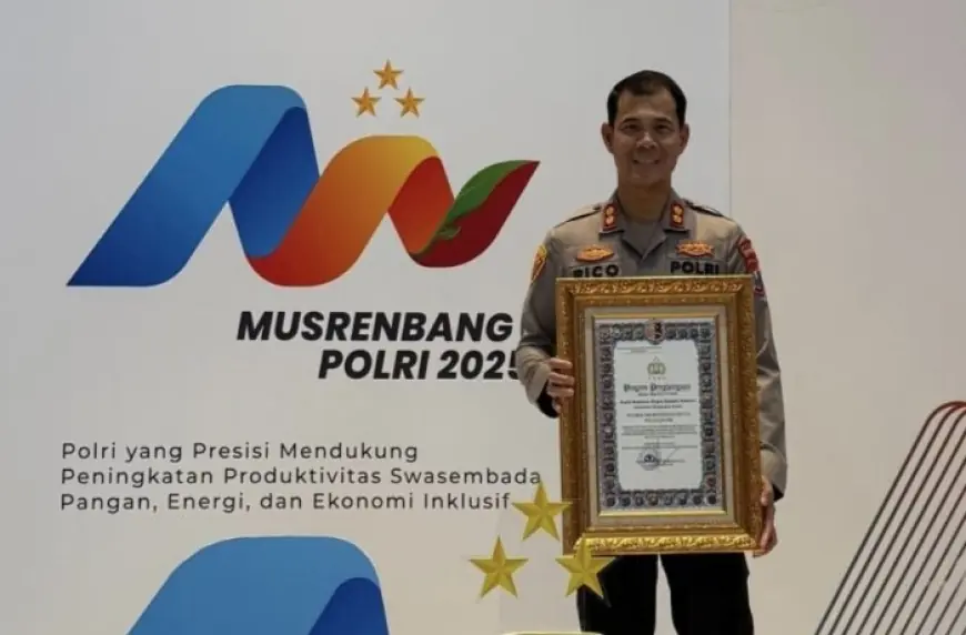 Polres Probolinggo Kota Sabet Penghargaan dalam Musrenbang Polri 2025
