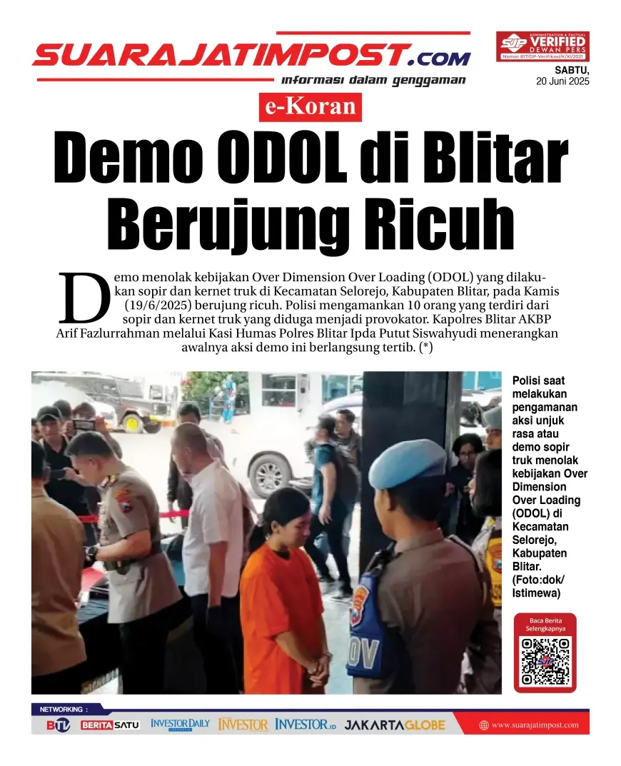 eKoran, Edisi Jumat, 20 Juni 2025