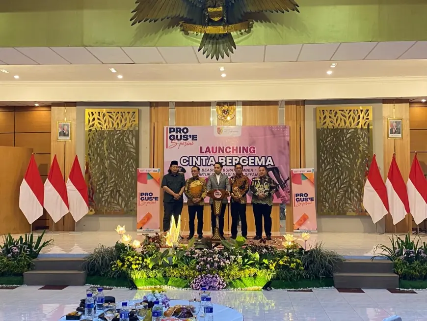 Bupati Fawait Launching Beasiswa Bagi Mahasiswa Jember