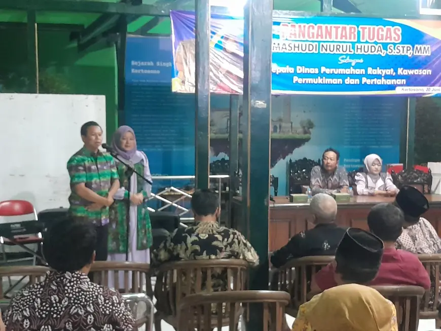 Gelar Pisah Sambut, Ini Harapan Plt Camat Kertosono Nganjuk