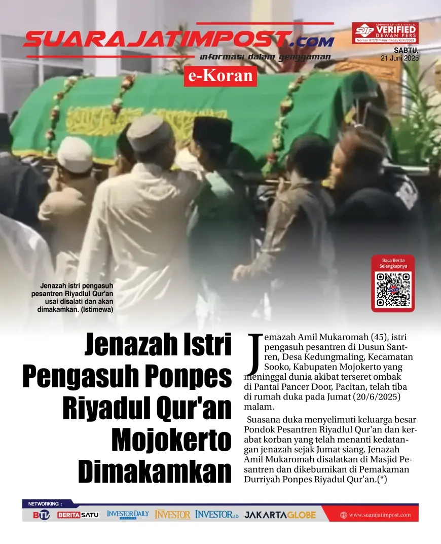 eKoran, Edisi Sabtu, 21 Juni 2025