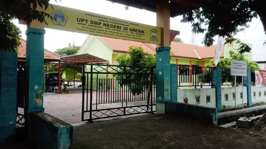 Jadi Sekolah Rakyat, SMPN 30 Gresik Di-Regrouping ke SMPN 6 Gresik