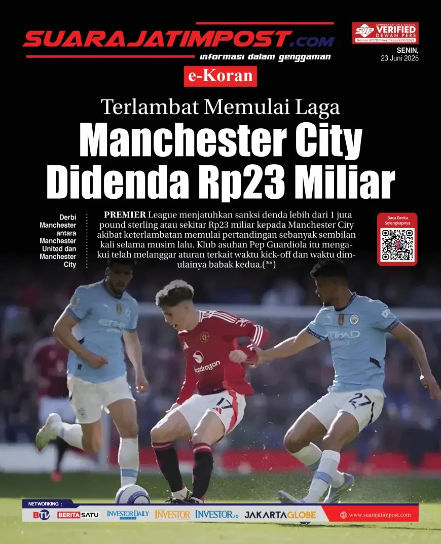 eKoran, Edisi Senin, 23 Juni 2025