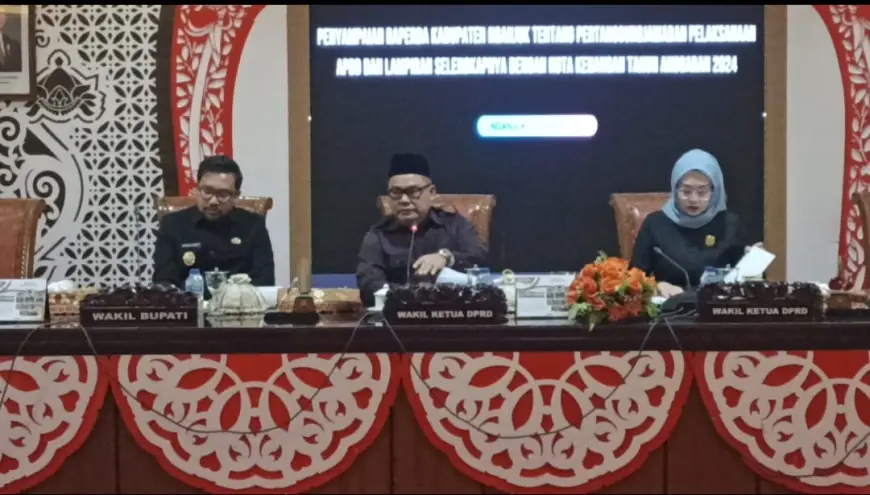 DPRD Nganjuk Gelar Paripurna Pertanggungjawaban APBD dan Penyampaian Nota Keuangan RAPBD 2024