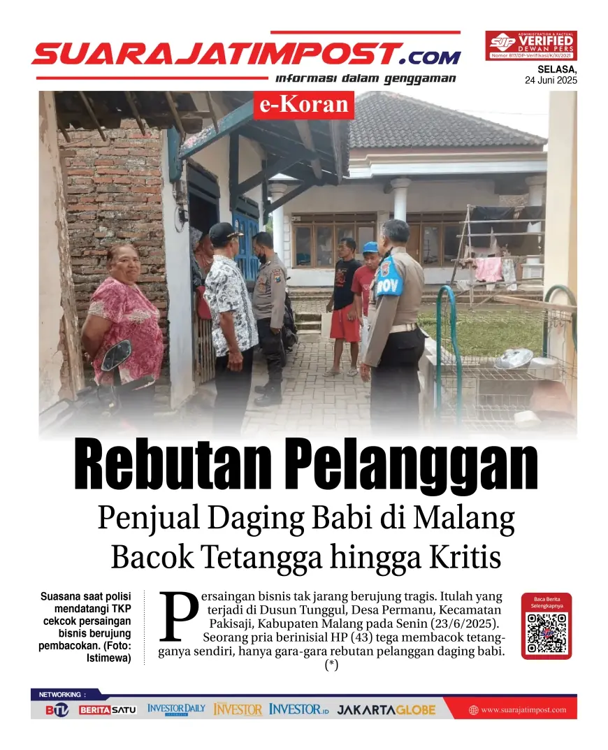 eKoran, Edisi Selasa, 24 Juni 2025