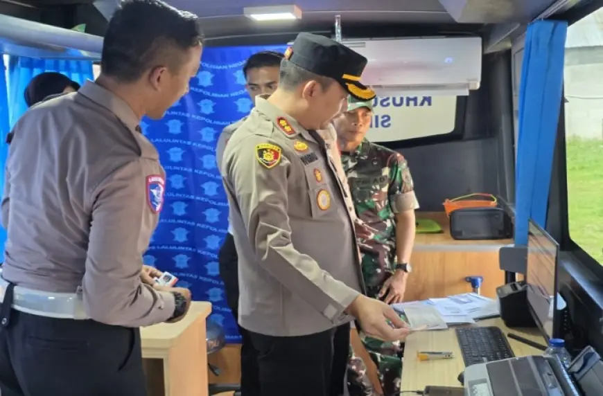 Fasilitasi Pemohon dari Pelosok, Polres Probolinggo Luncurkan Bus SIM Keliling