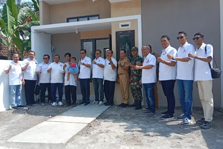 REI Jatim Tinjau Pembangunan Rumah Bantuan untuk Yusuf di Jombang