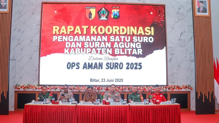 Jelang Satu Suro dan Suran Agung 2025, Polres Blitar Tingkatkan Pengamanan