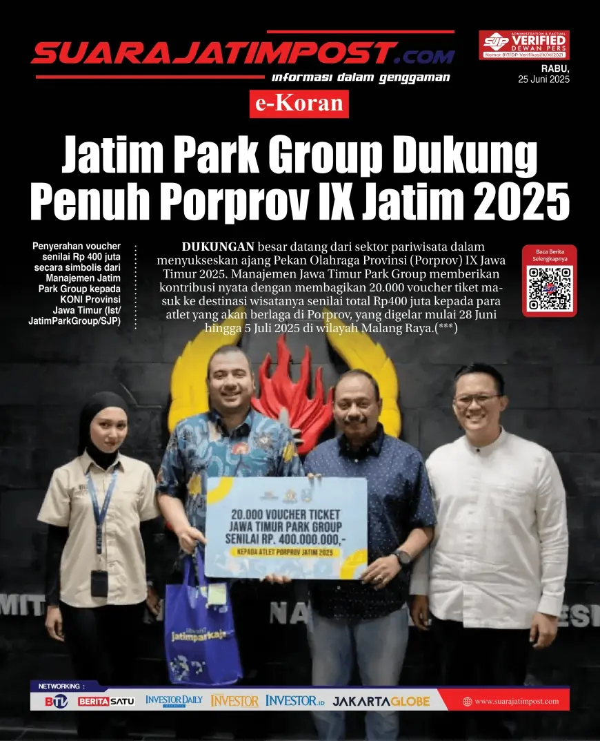 eKoran, Edisi Rabu, 25 Juni 2025