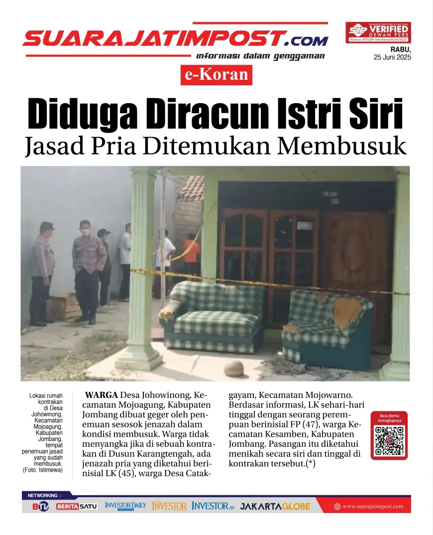 eKoran, Edisi Rabu, 25 Juni 2025