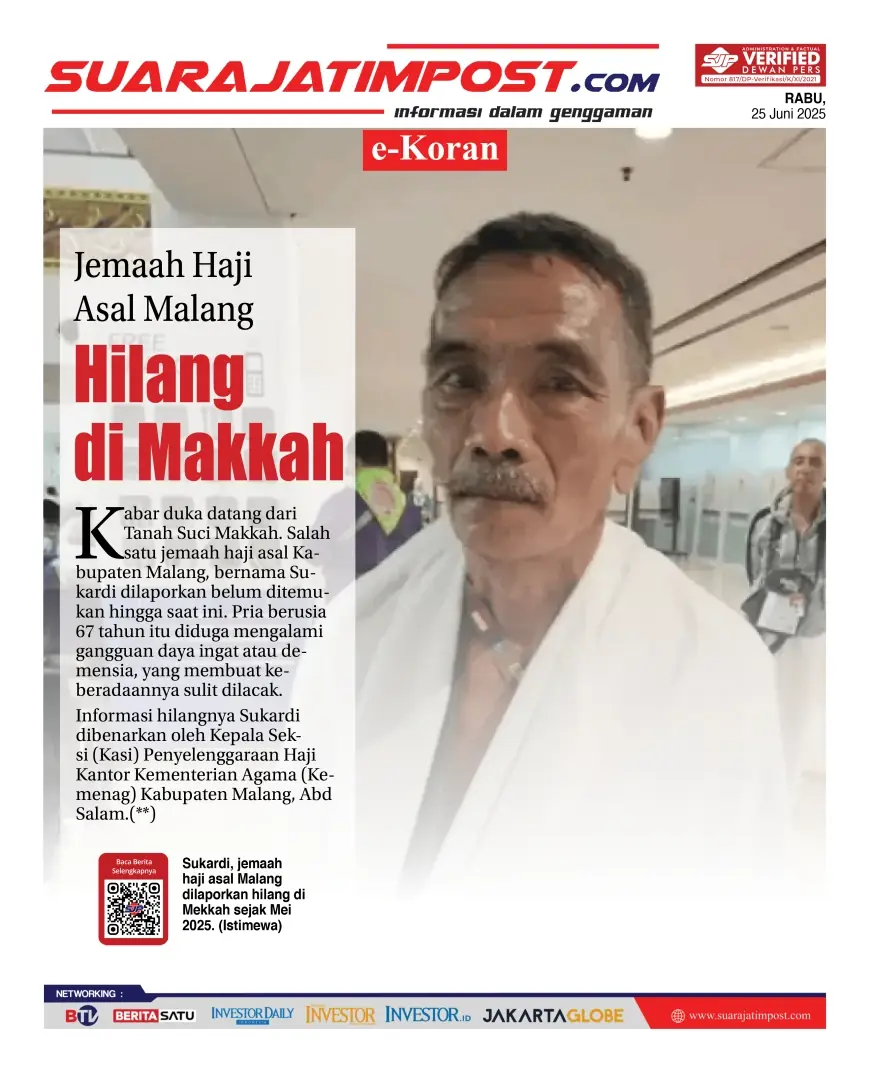 eKoran, Edisi Rabu, 25 Juni 2025