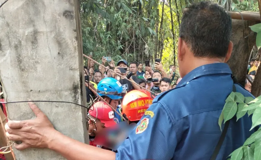 Lansia di Mojokerto Ditemukan Tewas di Dasar Sumur, Evakuasi Berlangsung Dramatis