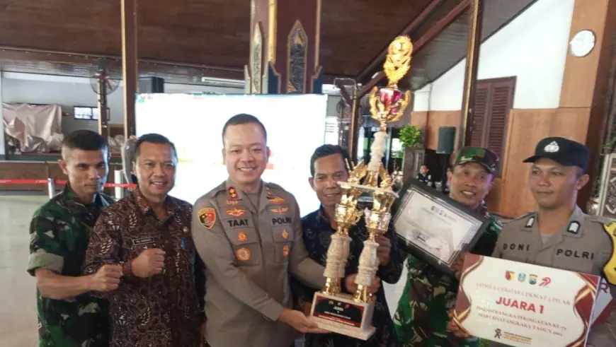 Empat Tim Tiga Pilar Desa Ikuti Final Lomba Cerdas Cermat HUT Bhayangkara ke-79 di Tulungagung