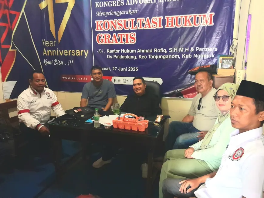 DPC KAI Nganjuk Gelar Konsultasi Hukum Gratis