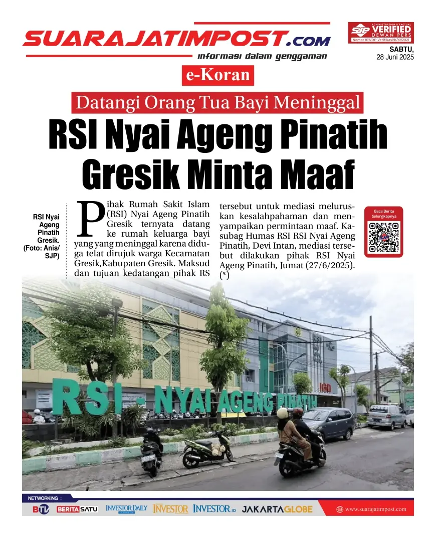 eKoran, Edisi Sabtu, 28 Juni 2025