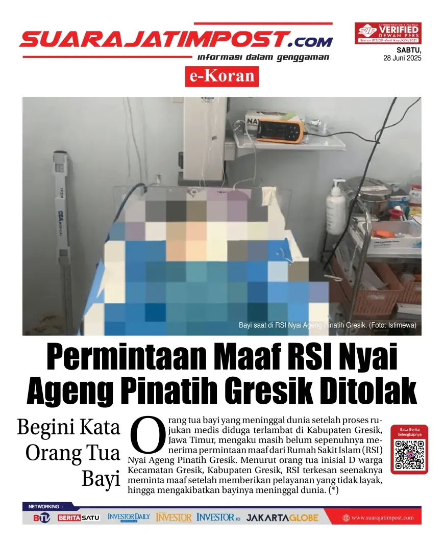 eKoran, Edisi Sabtu, 28 Juni 2025