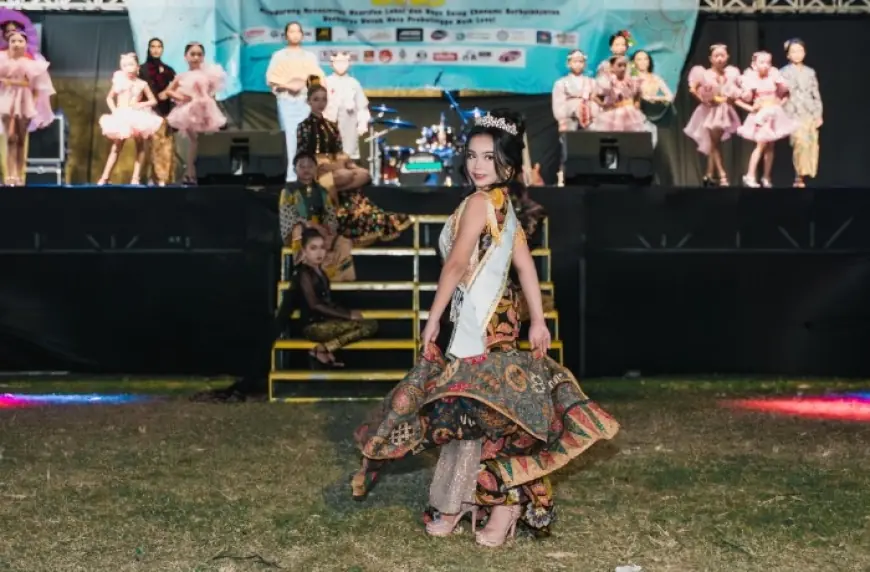 Mengenal Veronica Vanya, Modelling Cilik 'Special Guest ' pada Parade Batik di Ajang Semipro