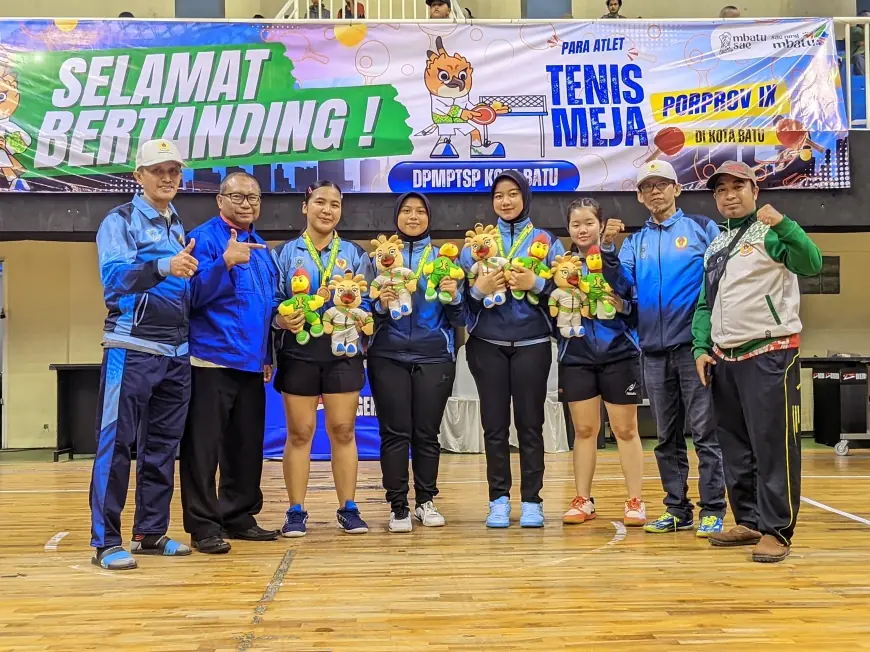 Cabor Tenis Meja Kota Probolinggo Torehkan Medali Perunggu di Ajang Porprov