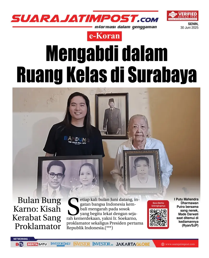 eKoran, Edisi Senin, 30 Juni 2025