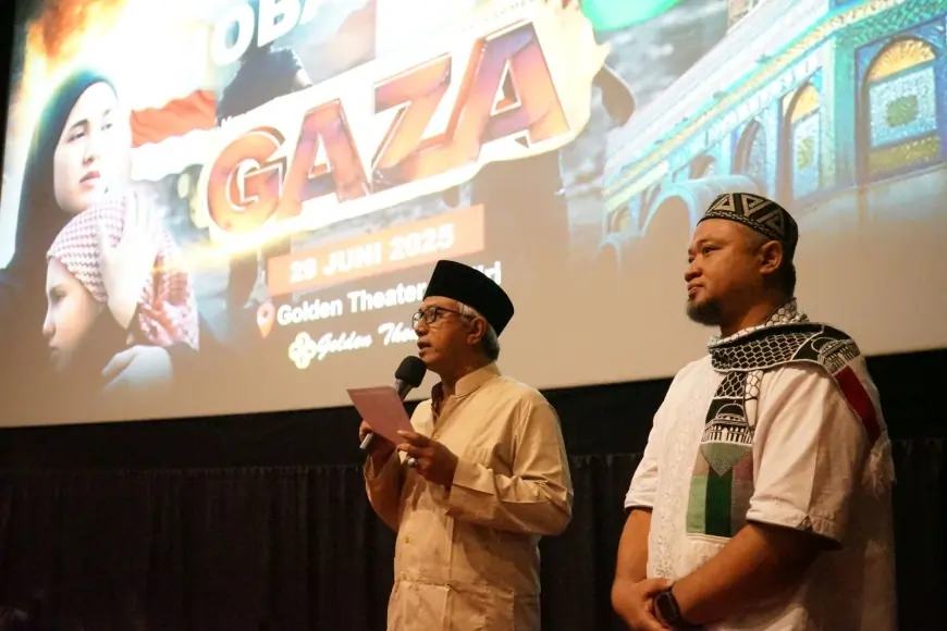 Nonton Bareng Film Hayya 3 Gaza, Gus Qowim Dukung Bantuan untuk Palestina