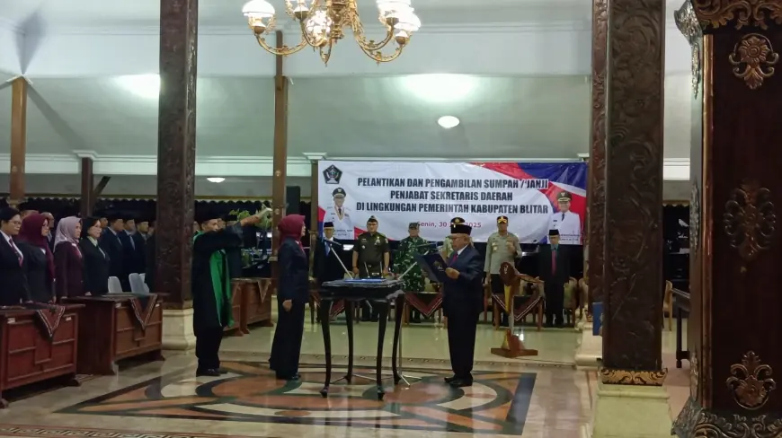 Jabatan Sekda Berakhir, Khusna Lindarti Ditunjuk Jadi PJ Sekda Blitar
