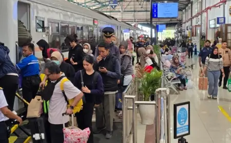 Libur Panjang Tahun Baru Islam, 6.550 Penumpang Kereta Api Padati Stasiun Blitar