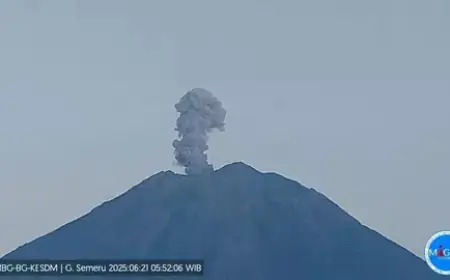 Gunung Semeru Erupsi, Warga Diminta Waspada