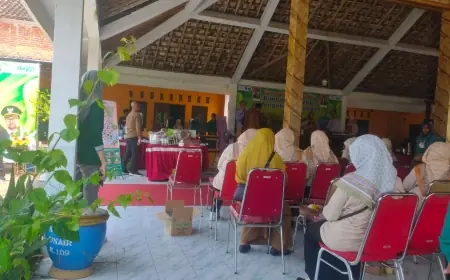 TP PKK Nganjuk Gelar Bimtek B2SA untuk Kader Pangan di Desa Katerban, Ini Tujuannya