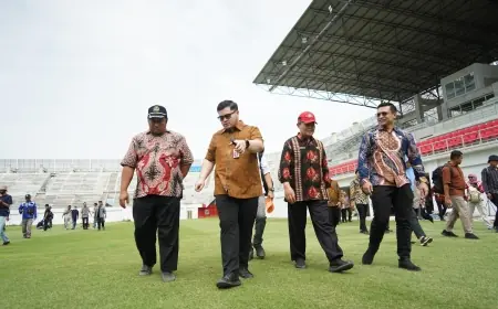 Mas Dhito Pastikan Pembangunan Stadion GDJ Selesai 2027