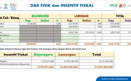 Realisasi APBN Bojonegoro, DAK Fisik Fokus Pendidikan