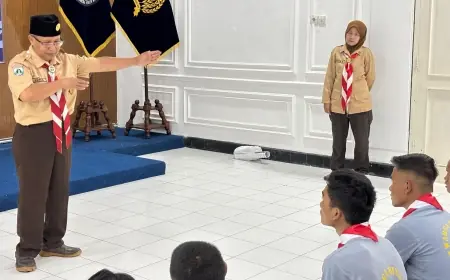 Suasana Penjara di Mojokerto Mendadak Seperti Sekolah Pramuka