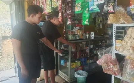 Dua Remaja Bawa Kapak Ditangkap saat Mencuri di Pasar Bantur Malang